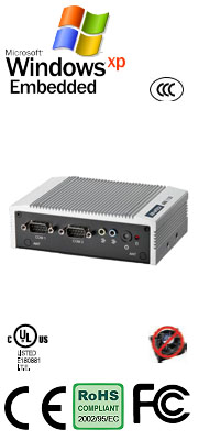 ARK-1120LX Palm-size and All in One System Intel® Atom N455 Fanless Embedded Box PC