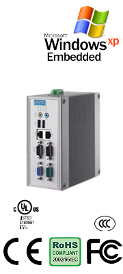 Division 2 Certified AMD Geode™ LX DIN-rail PC with 2 x LAN