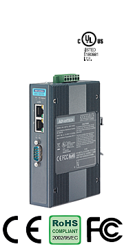 EKI-1221D 1-port Modbus Gateway with Integrated Ethernet Cascading