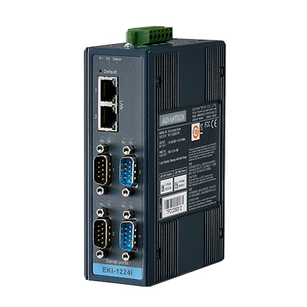 EKI-1224I Industrial 4-port Modbus Gateway - Wide Temperature