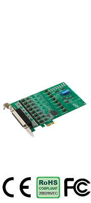 PCIE-1622A 8-port RS-232/422/485 PCI Express Communication Card