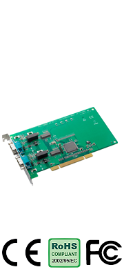 PCI-1682U 2-port CAN-bus Universal PCI Communication Card with CANopen Support