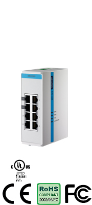 EKI-3528 8-port 10/100Mbps Unmanaged Industrial Ethernet Switch