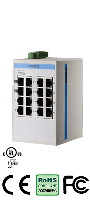 EKI-5526 16-port Fast Ethernet ProView Switch