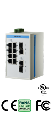 EKI-5629C 8FE + 2GE Combo Ethernet ProView Switch