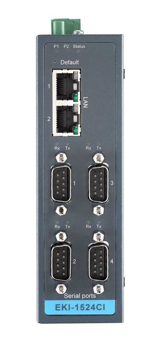EKI-1524CI 4-port RS-422/485 Serial Device Server - Isolation, Wide Temperature - Image 2