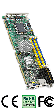 PCE-5124 LGA775 Intel® Core 2 Quad SHB with VGA/Dual GbE/6 COM Ports
