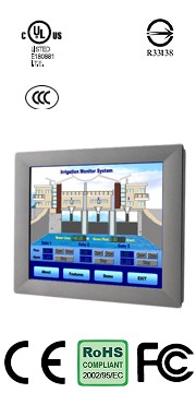 TPC-1251H 12.1" SVGA TFT LED LCD Intel® Atom Thin Client Terminals with Wide Operating Temperatures
