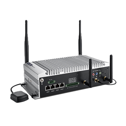 ARK-2151S Outdoor Full HD NVR w/4 PoE Ports 4th Gen. Intel Core i5 4300U SoC Fanless Box PC