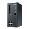 EKI-7708G-4FP 4GE PoE / PoE+ and 4G SFP Managed Ethernet Switch, IEEE802.3af/at, 46~57VDC