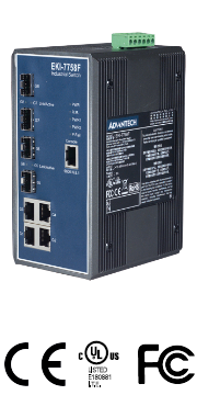 EKI-7758F 8-port Gigabit Ethernet Switch