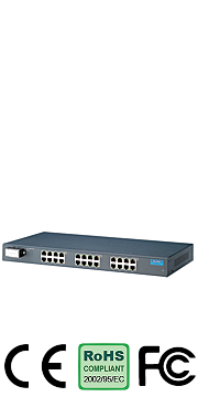 EKI-4524I 24-port Ethernet Switch with Wide Temperature