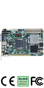 PCI-7020 LGA775 Intel® Core2 Duo PCI Half-size SBC with VGA/GbE LAN/SATA and SSD