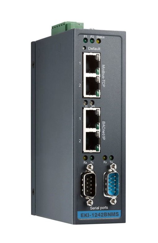 EKI-1242BNMS Modbus RTU/TCP to BACnet IP/MSTP Fieldbus Gateway - Image 2