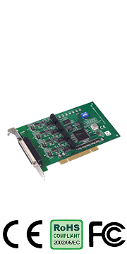 PCI-1611U 4-port RS-422/485 Universal PCI Communication Card with Isolation & EFT Protection