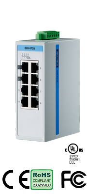 EKI-5728 8-port Gigabit Ethernet ProView Switch