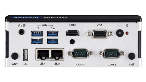 ARK-1220F Intel Atom E3940 QC SoC with isolated GbE, COM and DIO ports DIN-Rail Fanless Box PC - Image 4