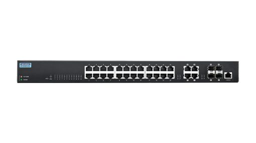 EKI-2428G-4CA 24GE+4G Combo Unmanaged Ethernet Switch,  19" Rackmount, 100~240VAC, 0~60℃ - Image 2