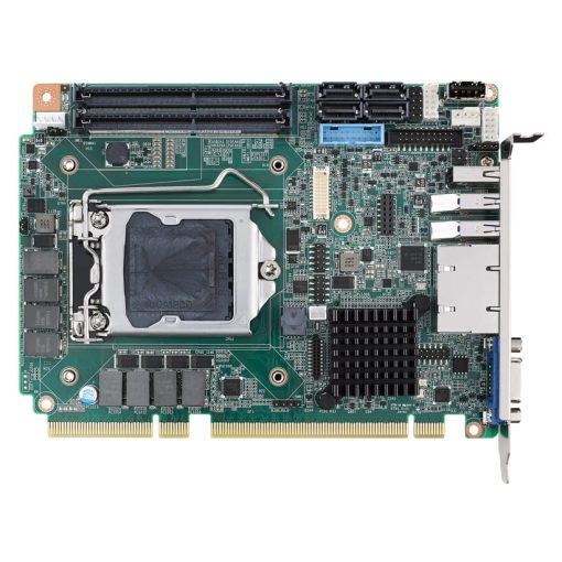 PCE-4132 LGA1200 10th Gen Intel® Xeon® and Core™ i9/i7/i5/i3 Half-size SHB with PCIe 3.0/Triple Independent Display/Dual GbE LAN/SATA III/USB 3.2