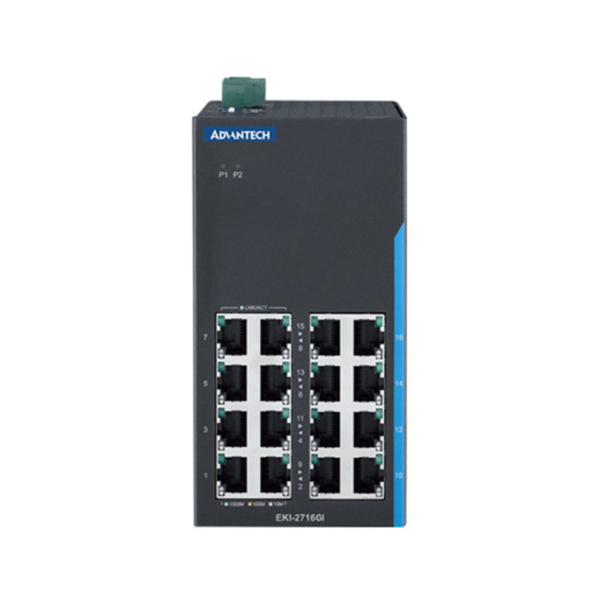 EKI-2716GI 16-port Giga Unmanaged Switch